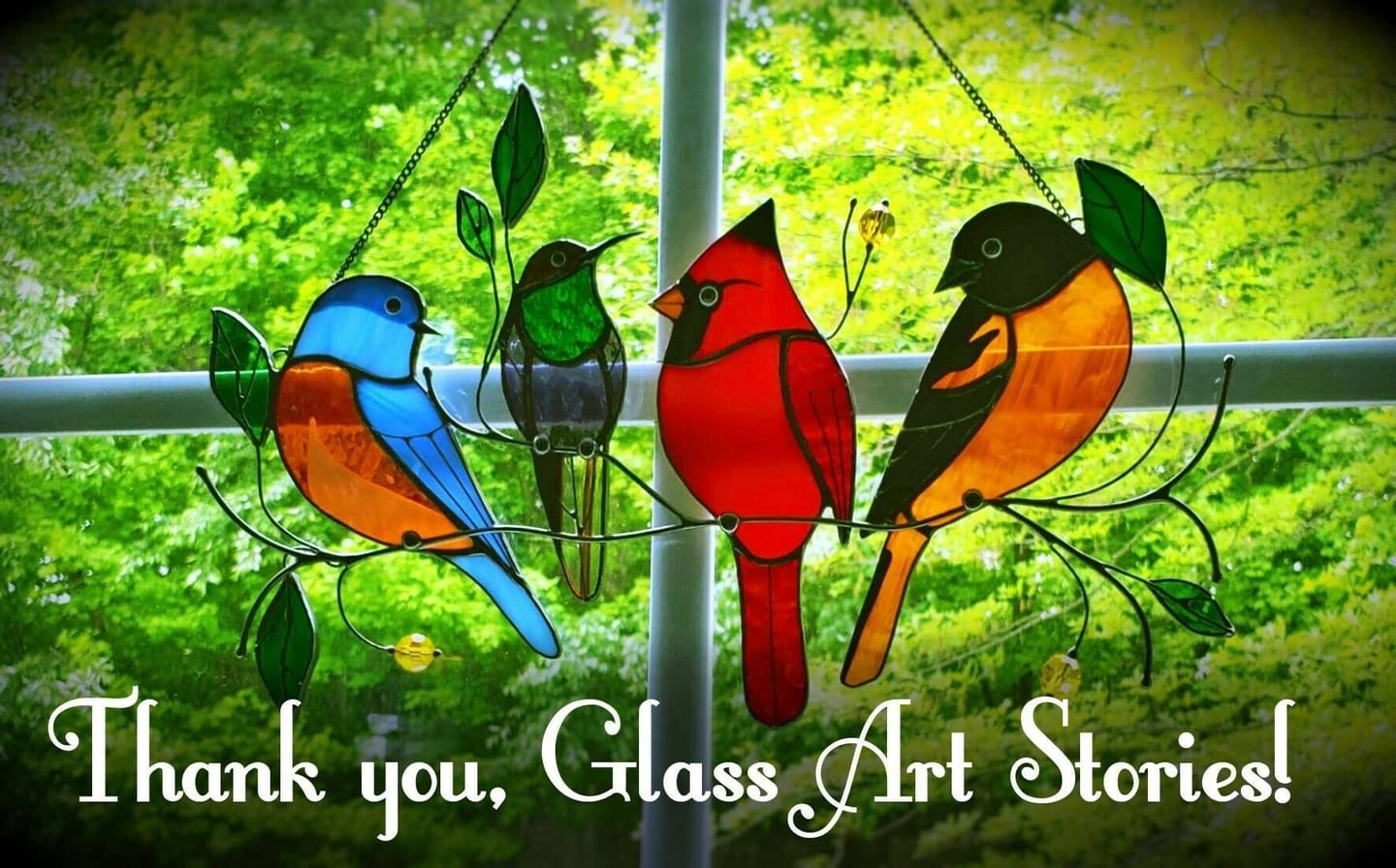 Customer photo review of Four Birds on the Branch