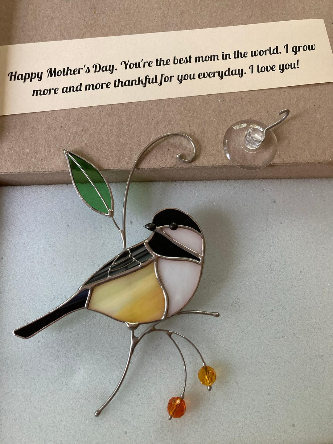 Customer photo review of Chickadee with Berries