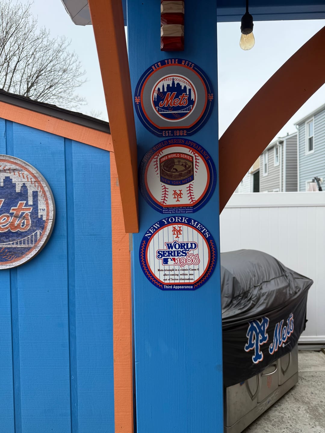 Customer photo review of New York Mets 1969 World Series "Double Play" On the Shelf or on the Wall Art