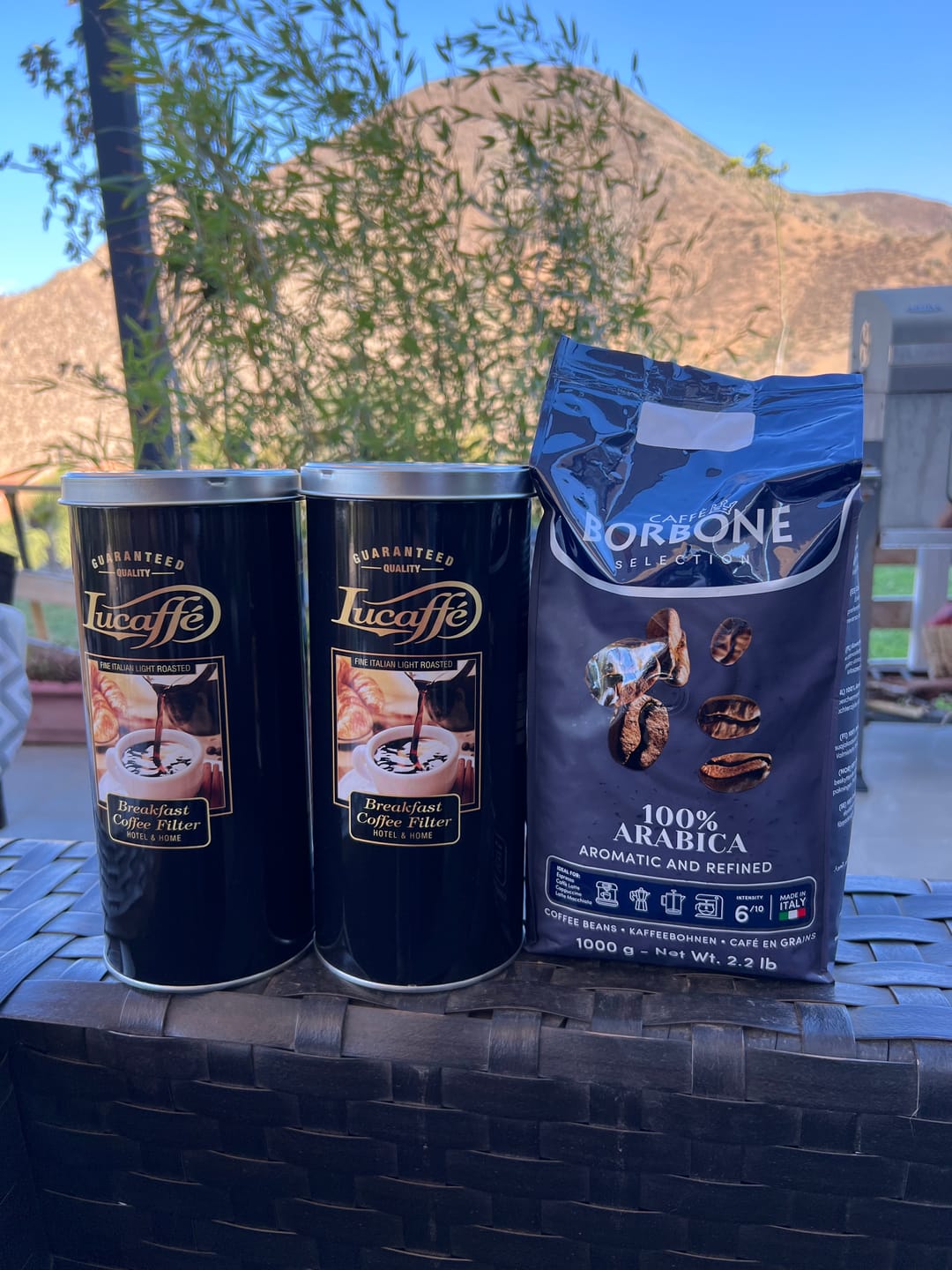 Customer photo review of Lucaffe Breakfast Coffee filter 500 grs Grano Molido