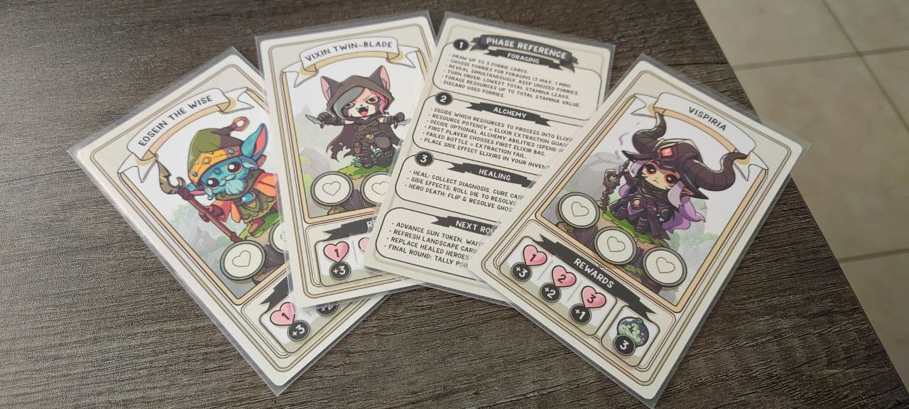 Customer photo review of Clear Matte Tarot Card Sleeves