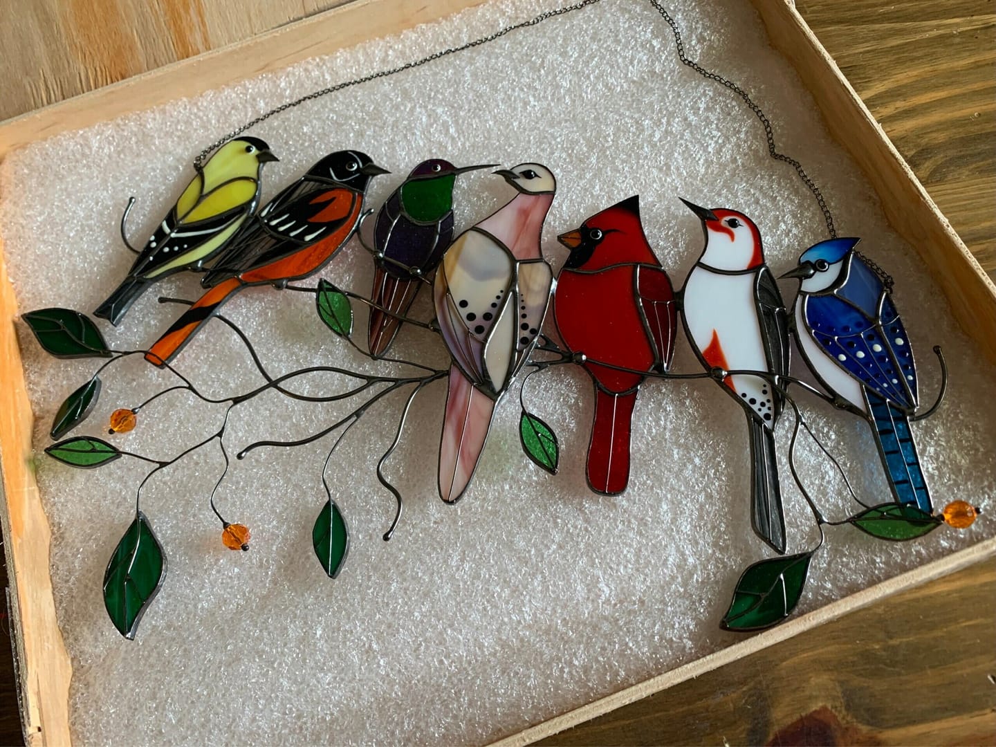 Customer photo review of Four Birds on the Branch