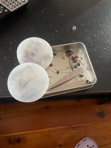 Customer photo review of Pick 'Em Starter Set - Kaiko Exclusive Picking, Popping & Hair Pulling Support Kit - more arriving in a week