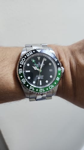 Customer photo review of Oceaneva Men's GMT Automatic Deep Marine Explorer 1250M Pro Diver Watch