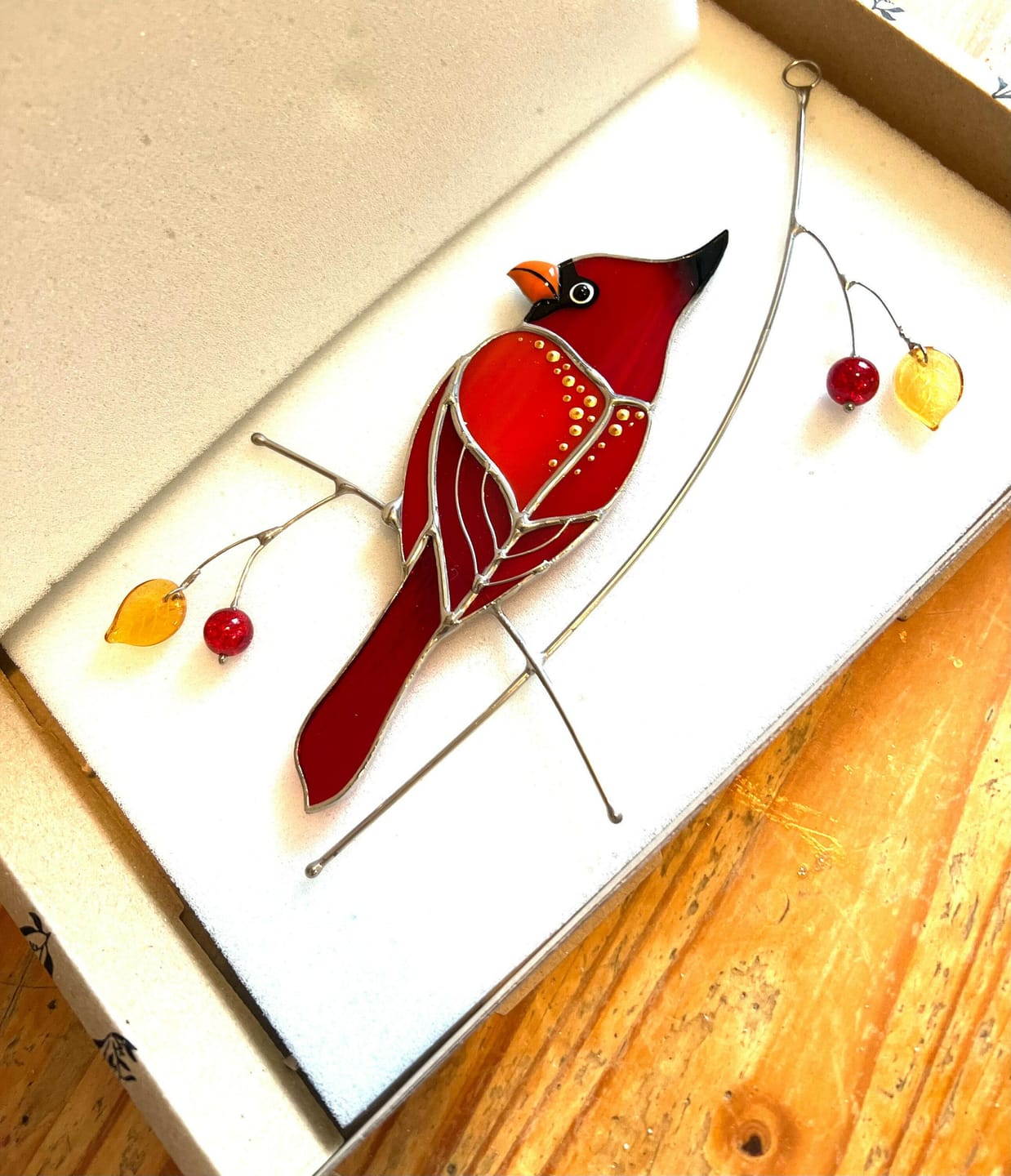 Customer photo review of Golden Cardinal