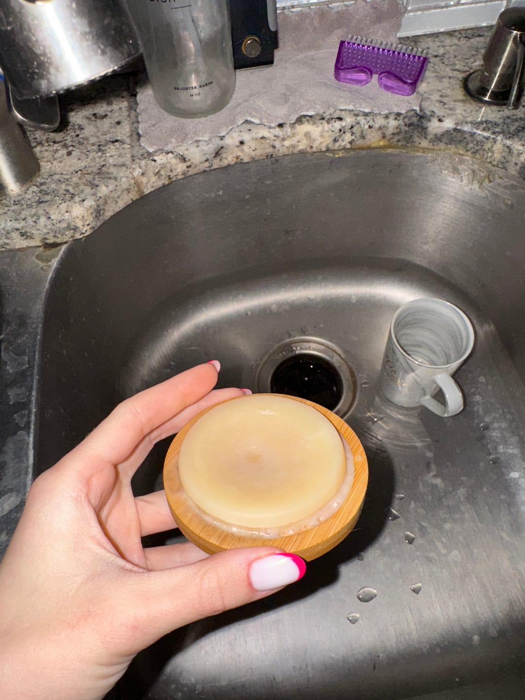 Customer photo review of Tallow Dish Soap
