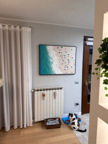 Customer review photo for Plaster Art Texture Painting #SG208