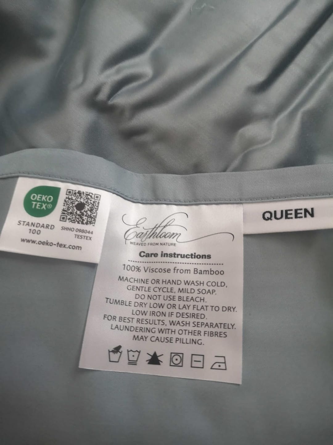 Customer photo review of Organic Bamboo Sheet Set