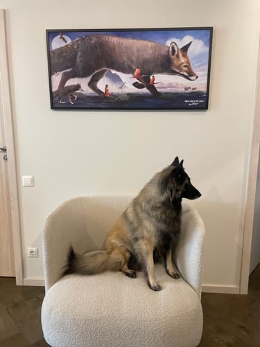 Customer photo review of Paveikslas "Walking With My Spirit Animals"