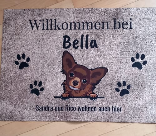 Renate S. review of Willkommen bei - Individuelle Fußmatte image 1 out of 1