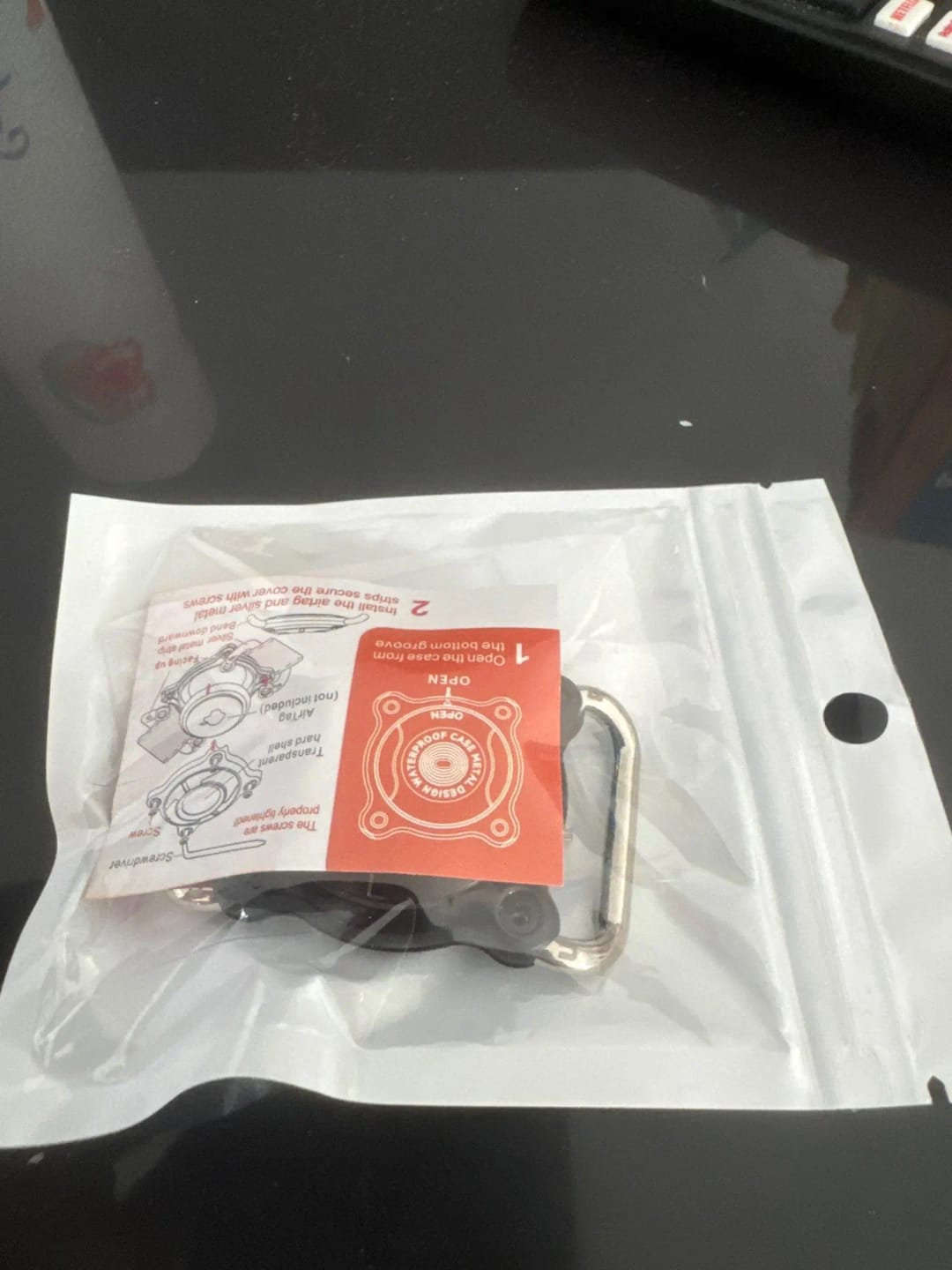 Customer photo review of Airtag Holder for Dog Collar Waterproof Case for Apple Airtag