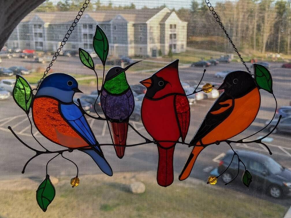 Customer photo review of Four Birds on the Branch