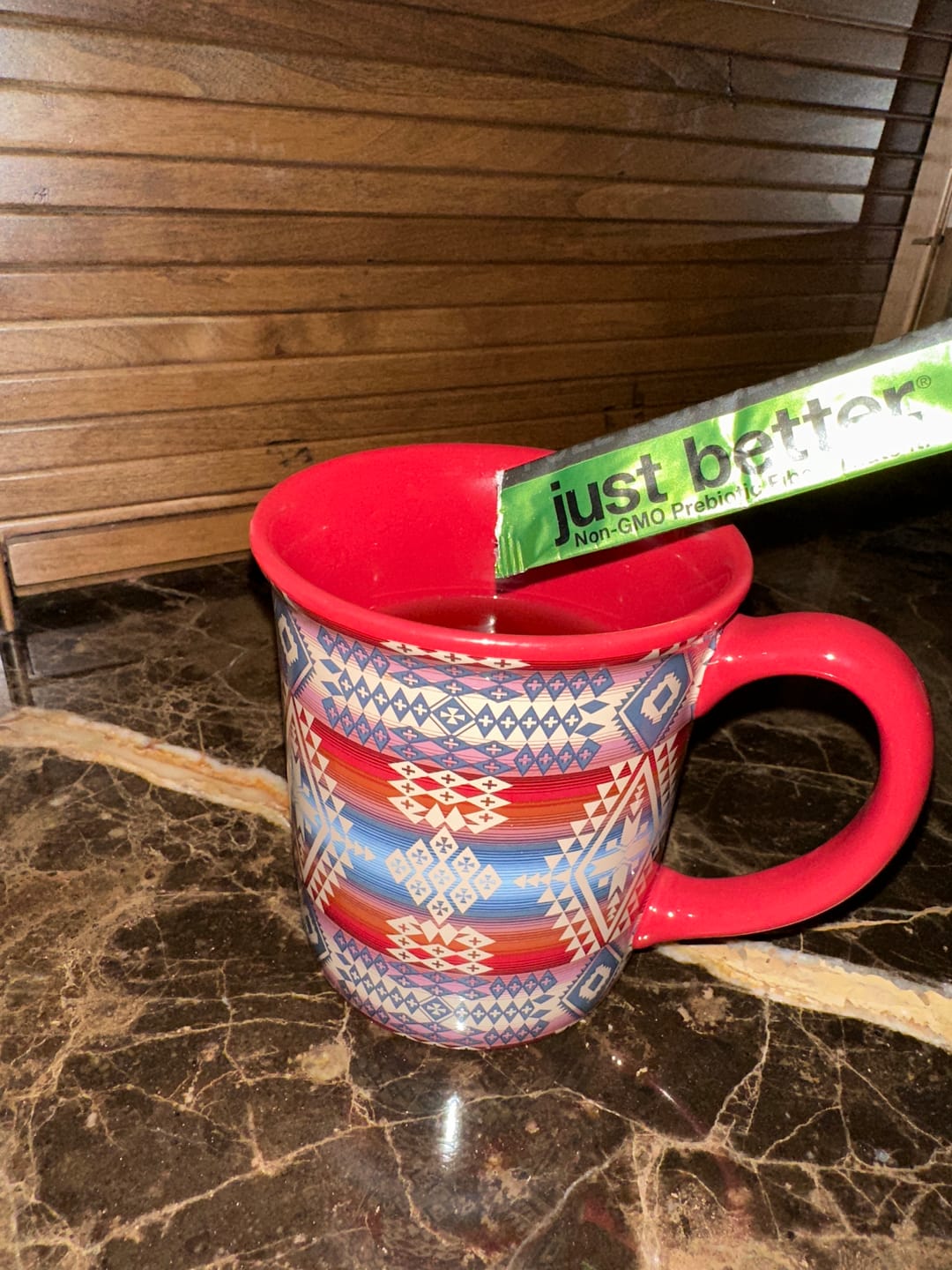 Customer photo review of just better. 18 Stick Pack Pouch