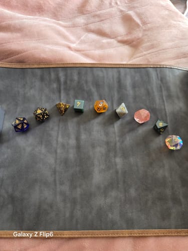 Customer photo review of Mystery Stone *Mixed* Dice Set