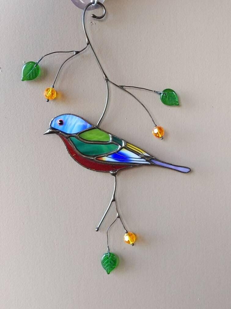 Customer photo review of Painting Bunting Bird
