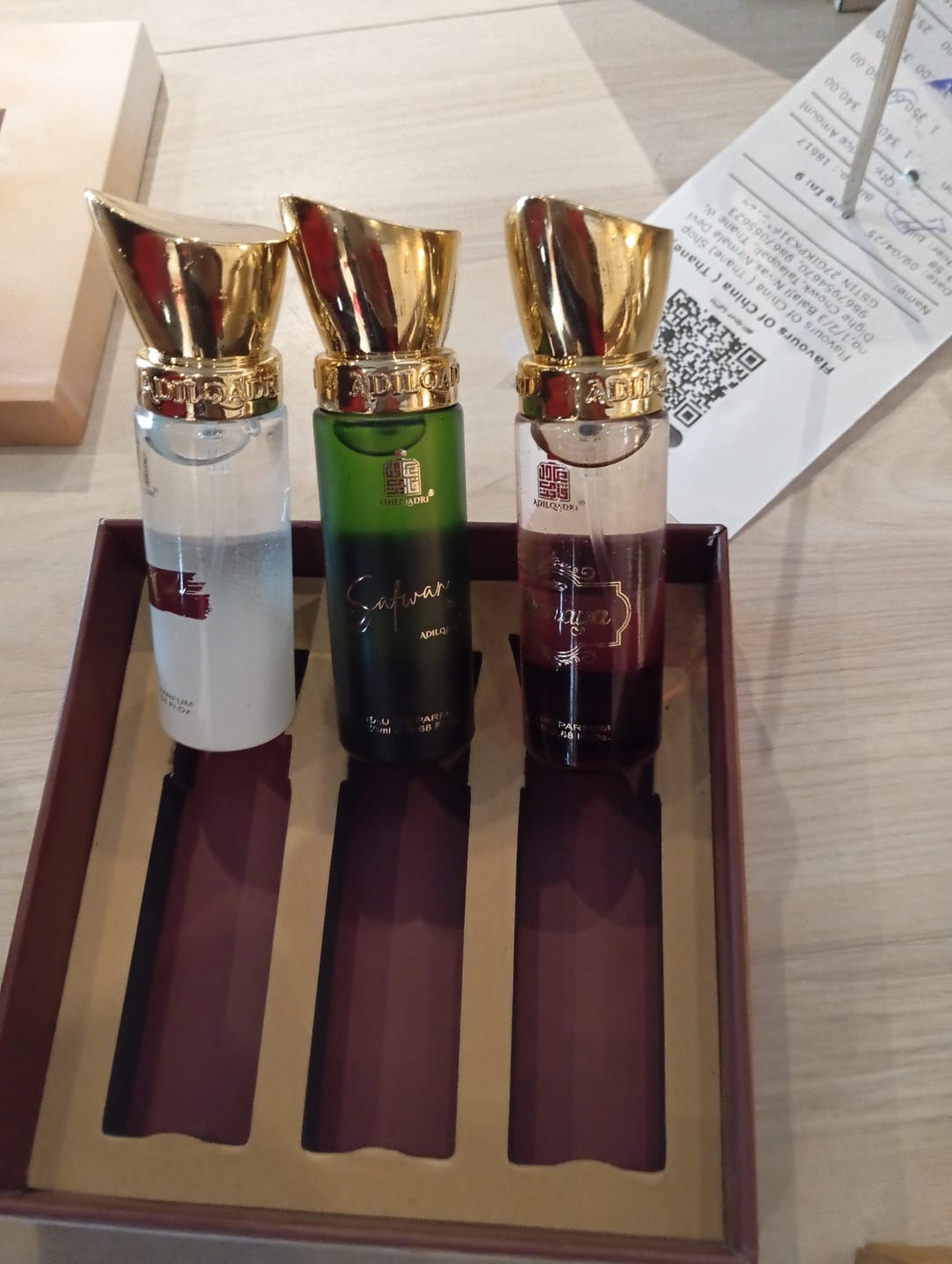 Customer photo review of Captivating Trio 3 Pcs Set Of Premium Perfume Spray