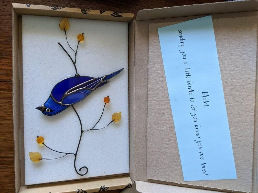 Customer photo review of Indigo Bunting Bird