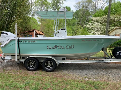 Customer photo review of Boat Logo Decal