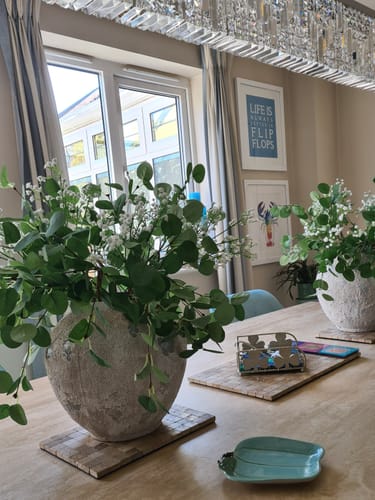 Customer photo review of Layla Stone Vase