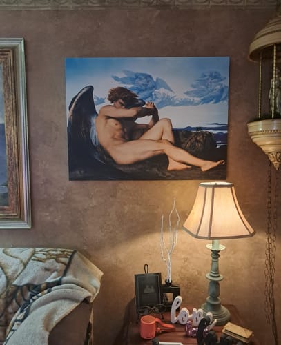 Customer photo review of The Fallen Angel | Alexandre Cabanel | 1847