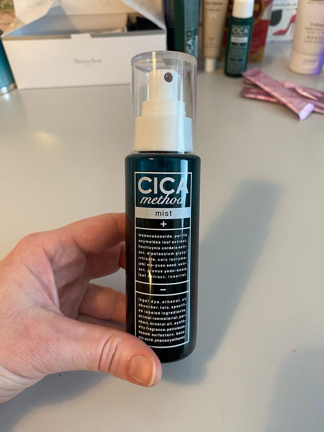 Customer photo review of Cica Method Mist