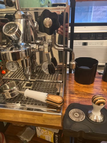 Customer photo review of High Extraction He[%] Filter Baskets for a Fuller Coffee Experience