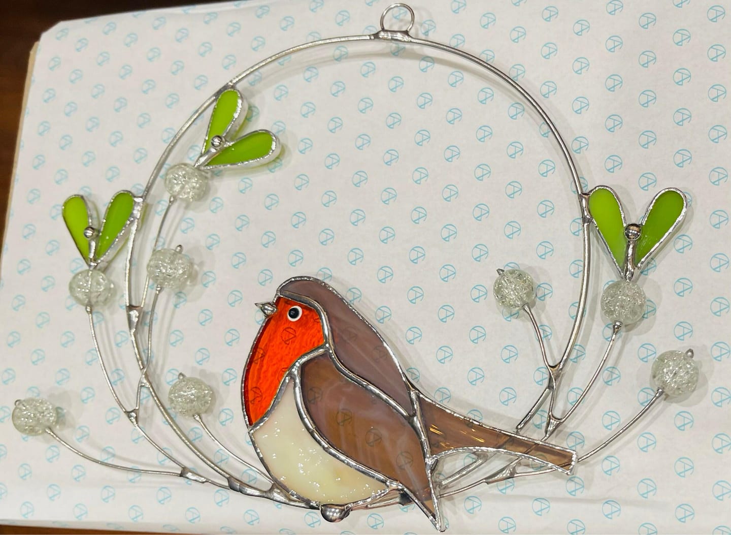 Customer photo review of Robin on the Mistletoe