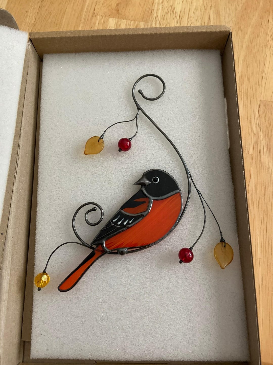 Customer photo review of Baltimore Oriole Bird