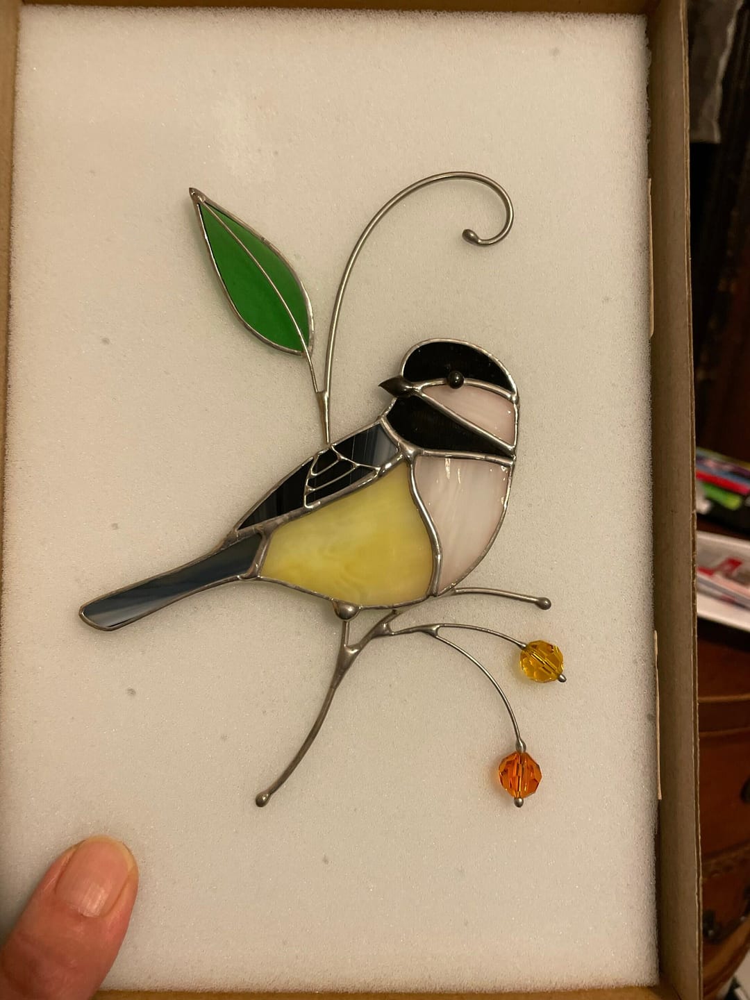 Customer photo review of Chickadee with Berries