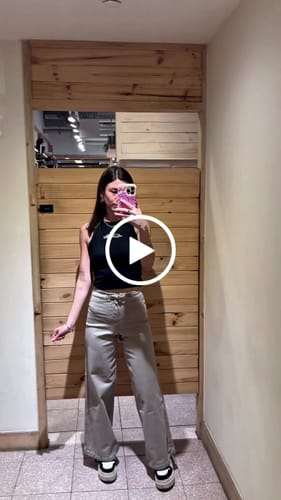 Customer video review of Pantalón Pretina Ajustada Gray