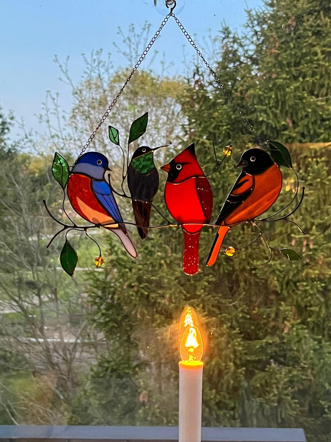 Customer photo review of Four Birds on the Branch