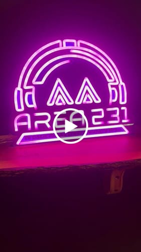 Customer video review of AREA 231 - Premium Neon Artwork