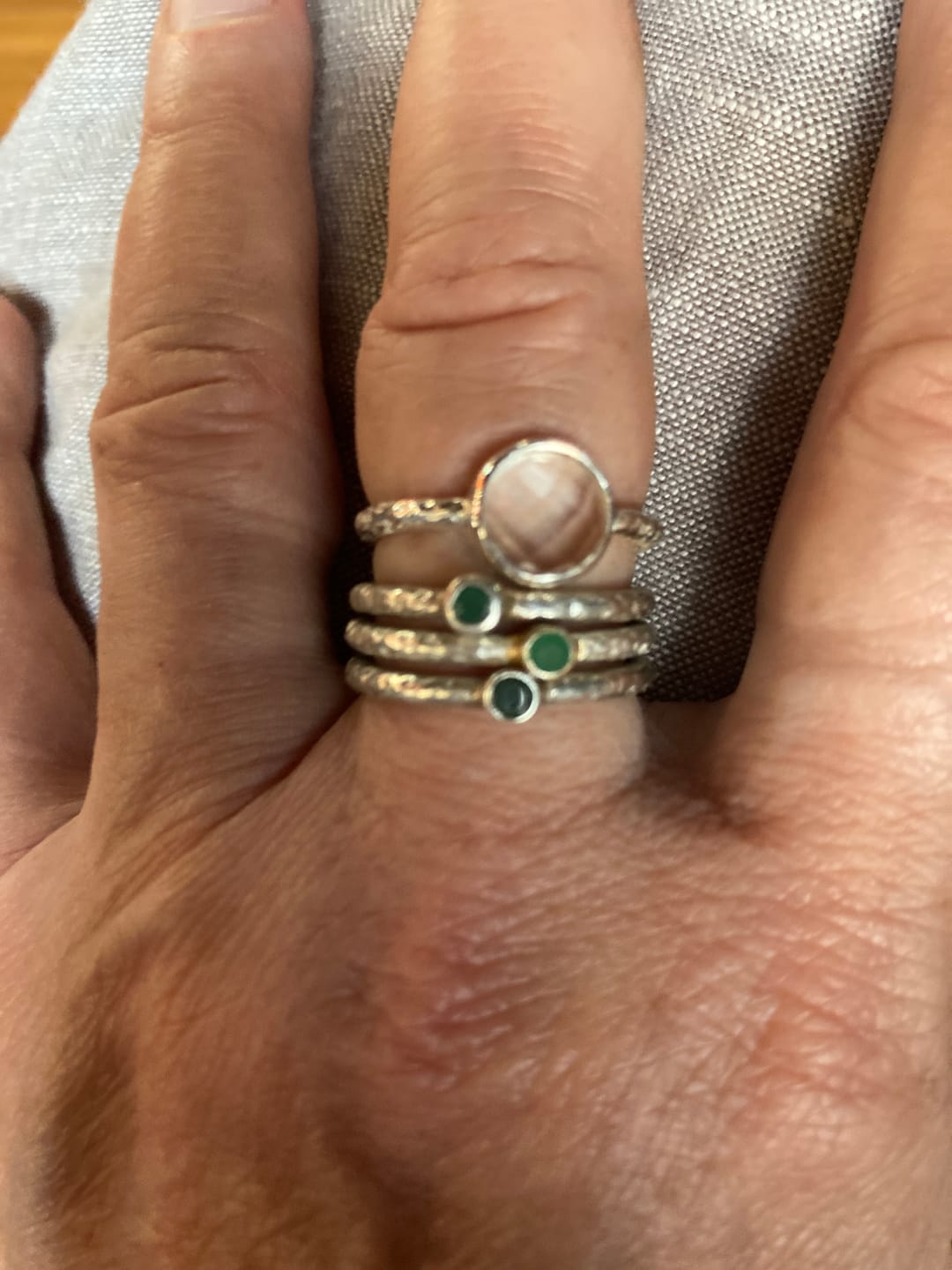 Customer photo review of White Topaz Mini