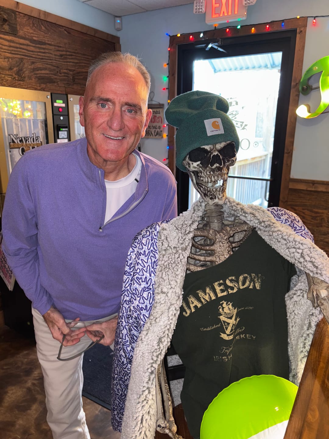 Customer photo review of Heathered 1/4 Zip
