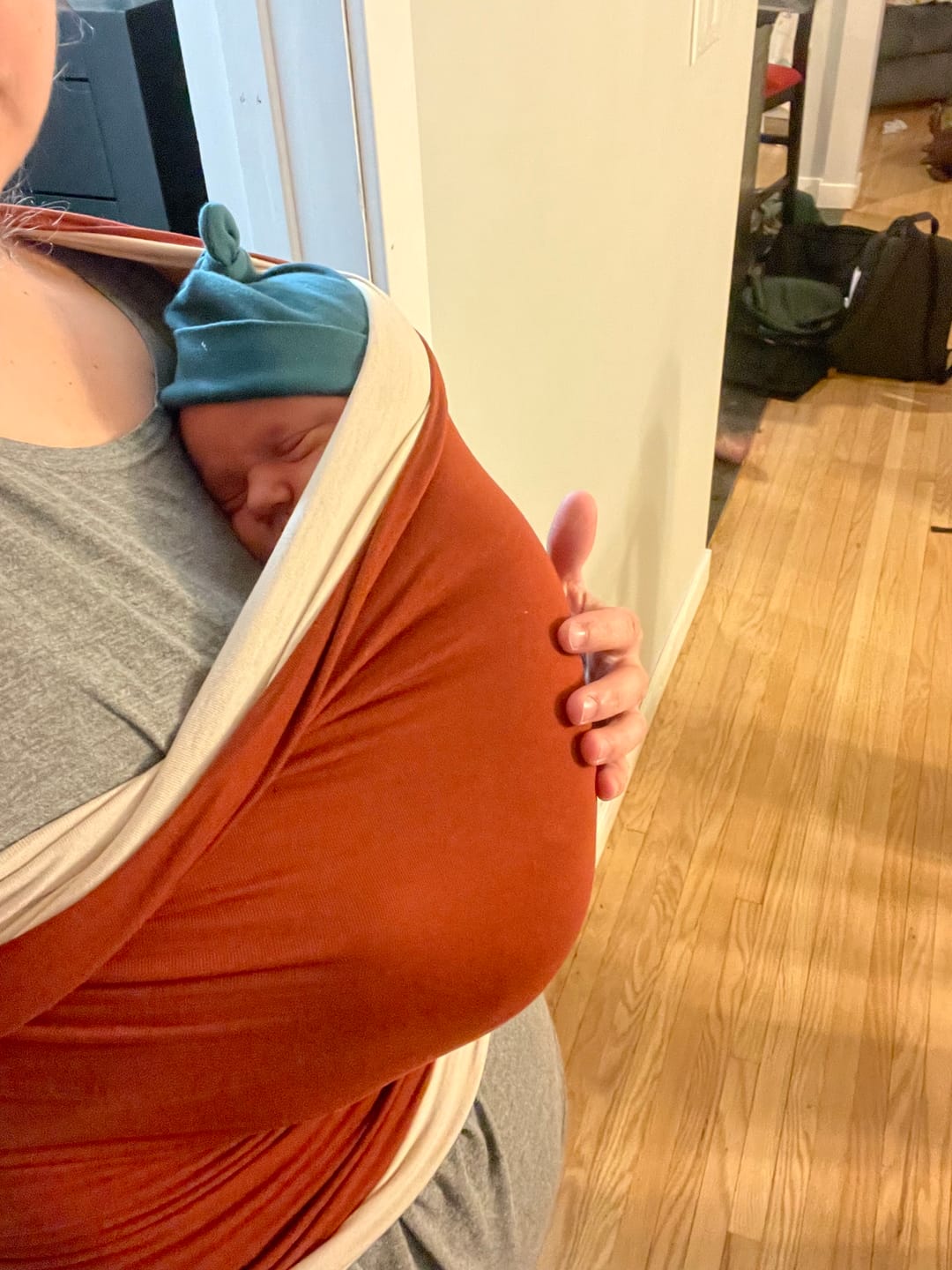 Customer photo review of Mama's Bonding Comforter