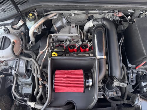 Customer photo review of Air Intake Induction Kit For Audi A3 Q3 VW Golf GTI MK7 EA211 1.4 1.2