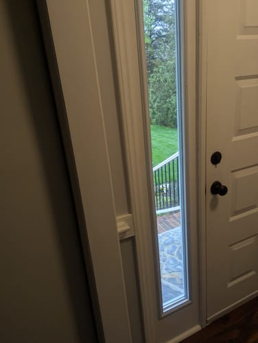 Customer photo review of Smooth Fiberglass Sidelite Panel (Full Sidelite)