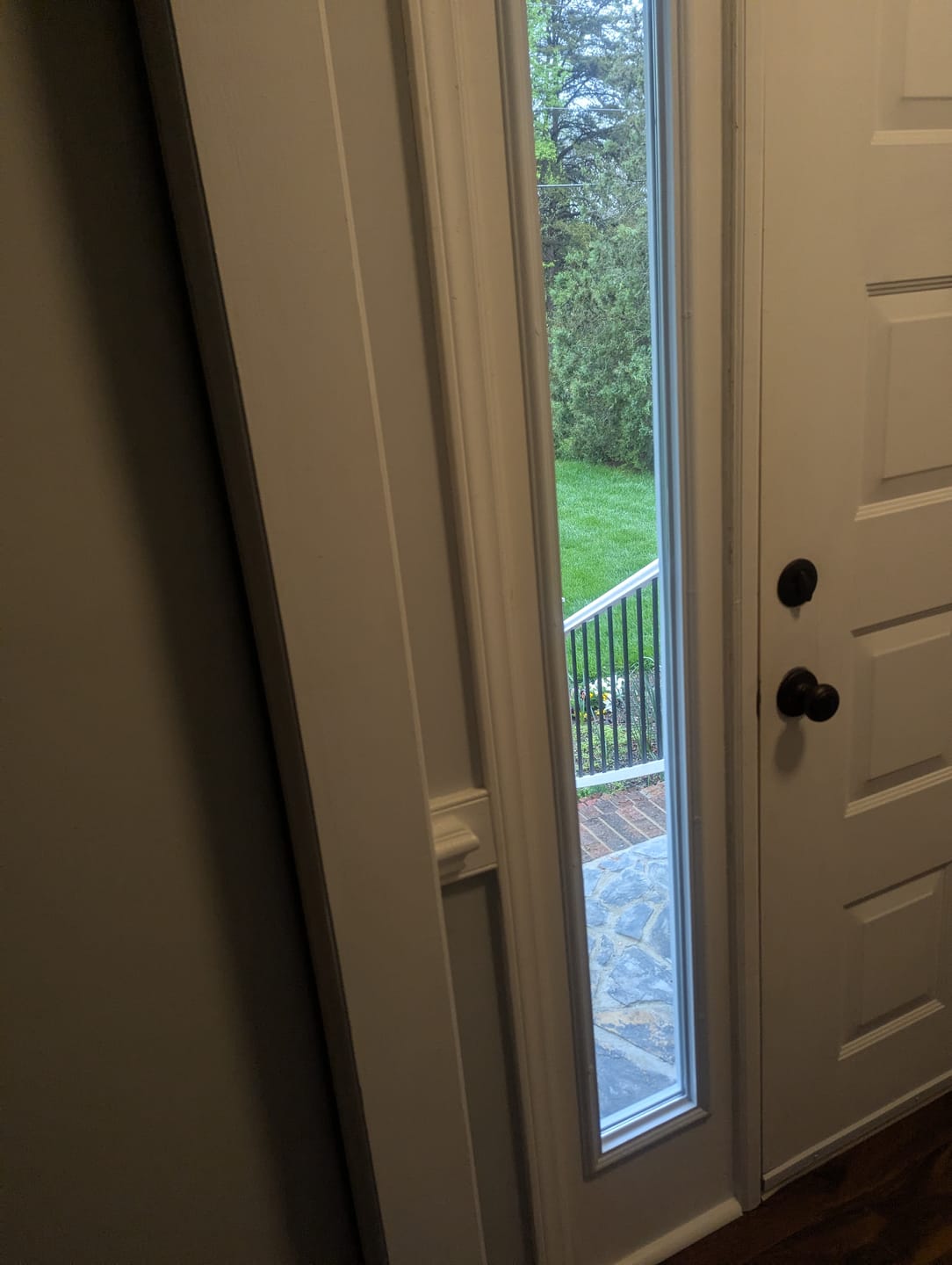 Customer photo review of Smooth Fiberglass Sidelite Panel (Full Sidelite)