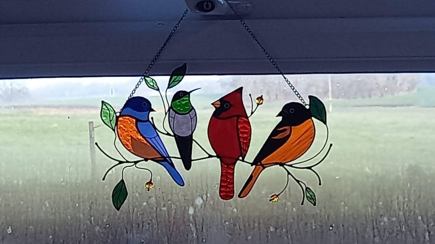 Customer photo review of Four Birds on the Branch
