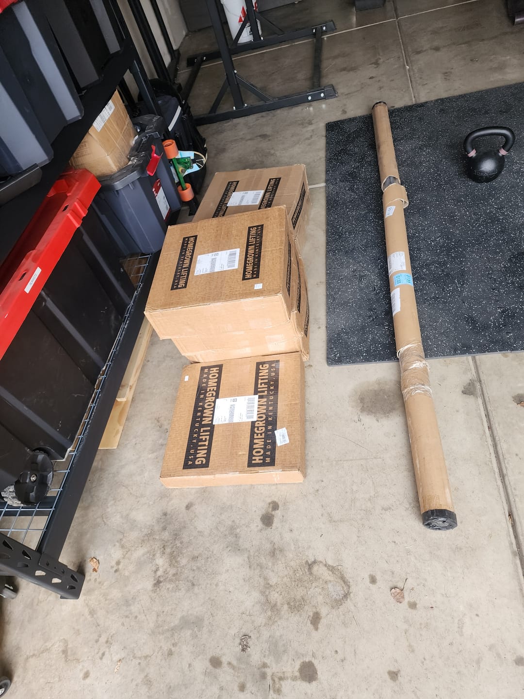 Customer photo review of 700lb Olympic Barbell