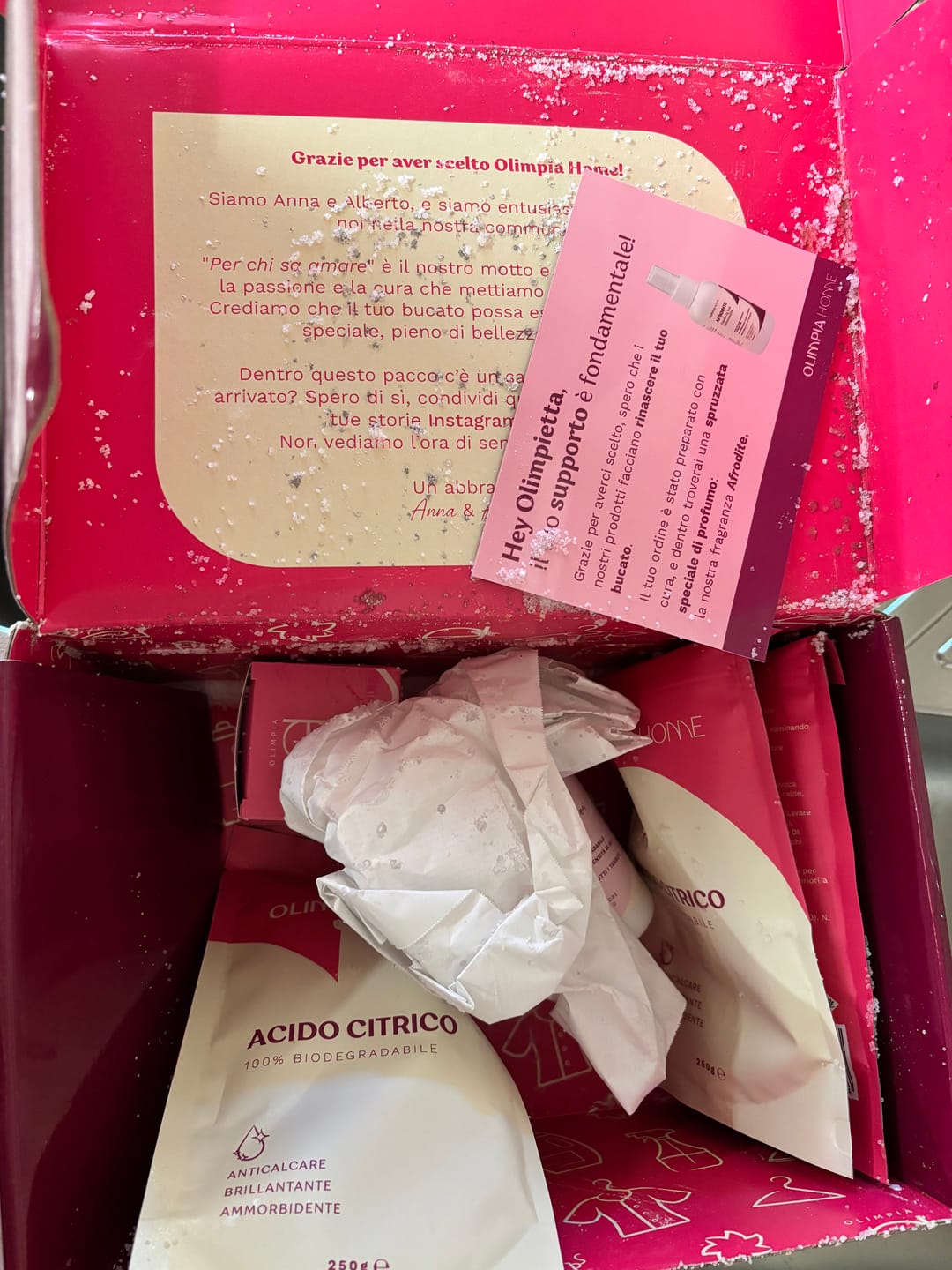 Customer photo review of Acido Citrico Anidro OH