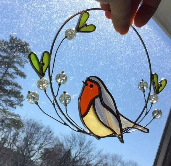 Customer photo review of Robin on the Mistletoe
