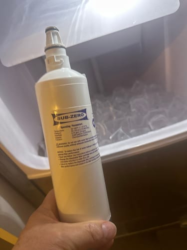 Customer photo review of SUB-ZERO 7012333 UC-15 Ice Maker Water Filter