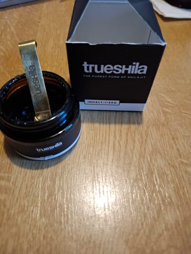 Customer photo review of 100% bioaktives Premium-Shilajit – Trueshila