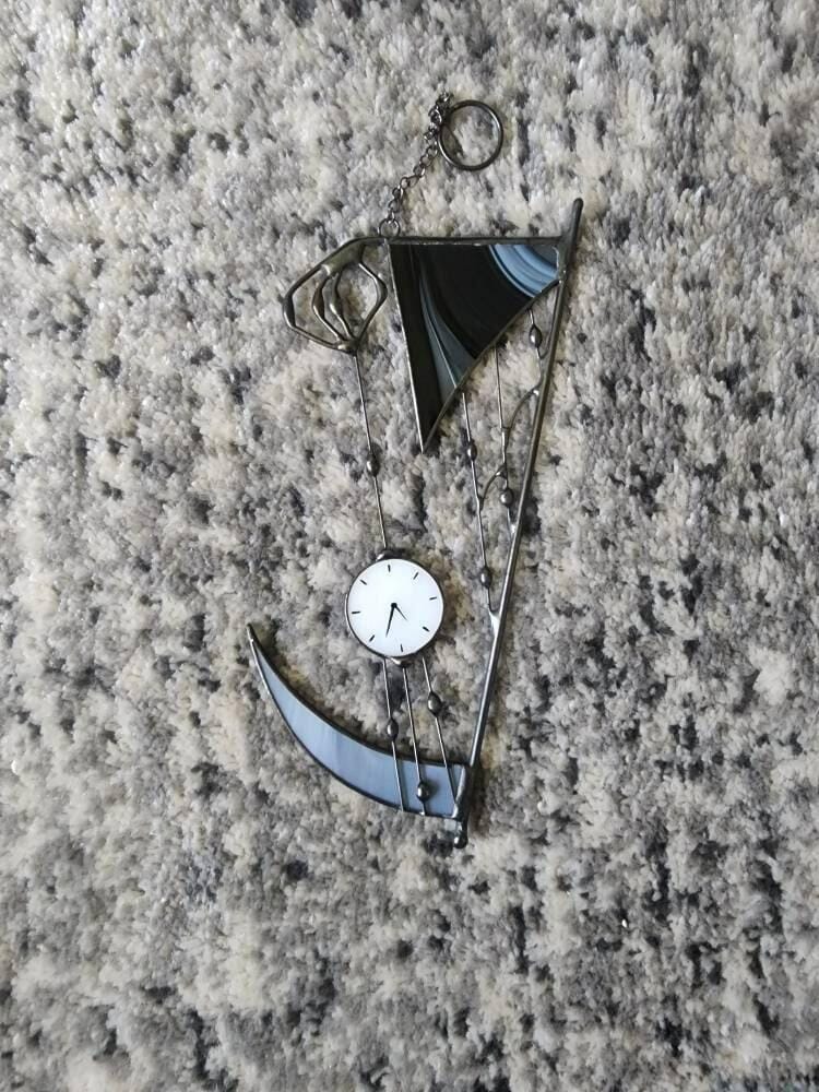 Customer photo review of Suncatcher stained glass "Hand of Death"