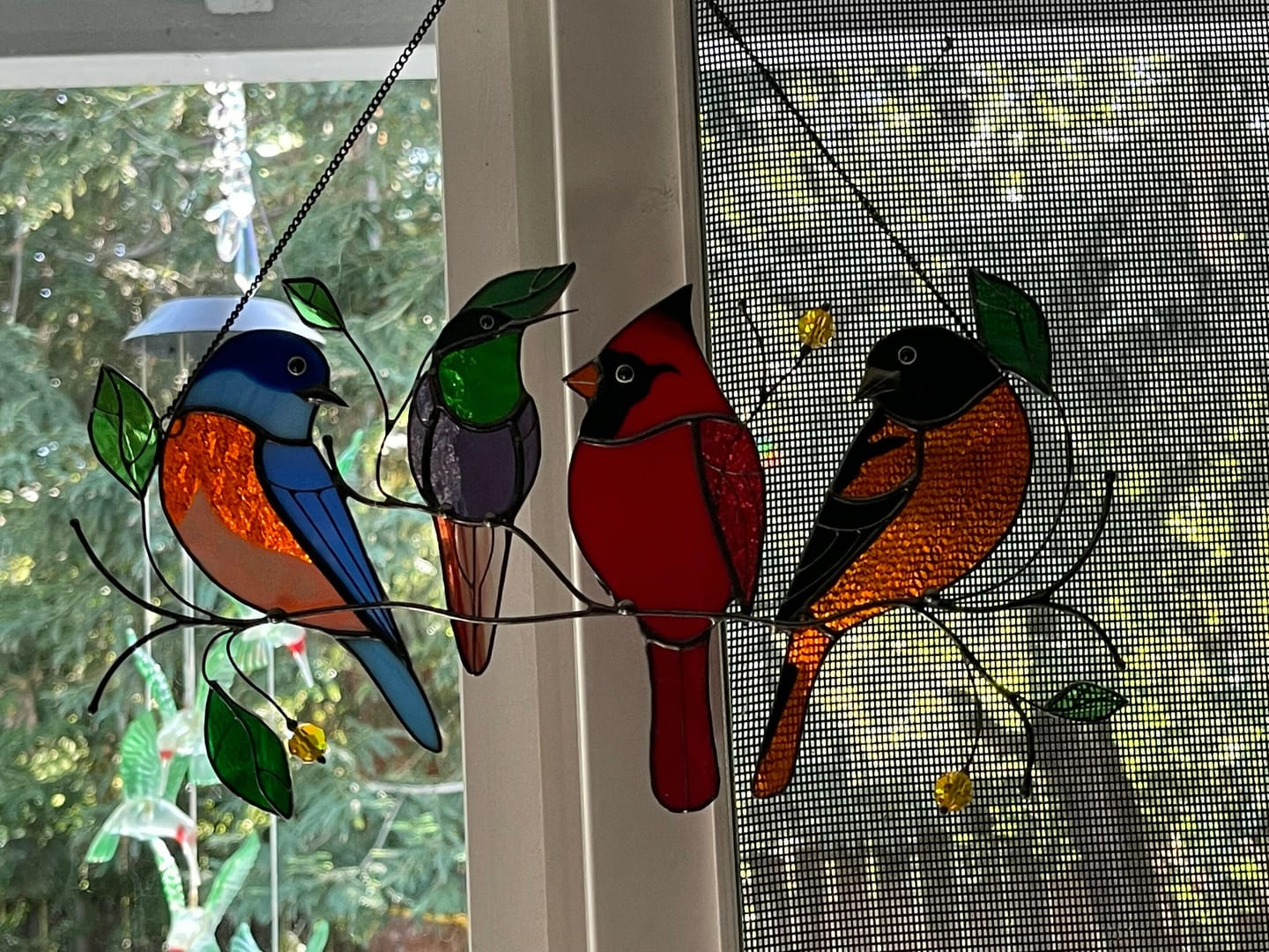 Customer photo review of Four Birds on the Branch