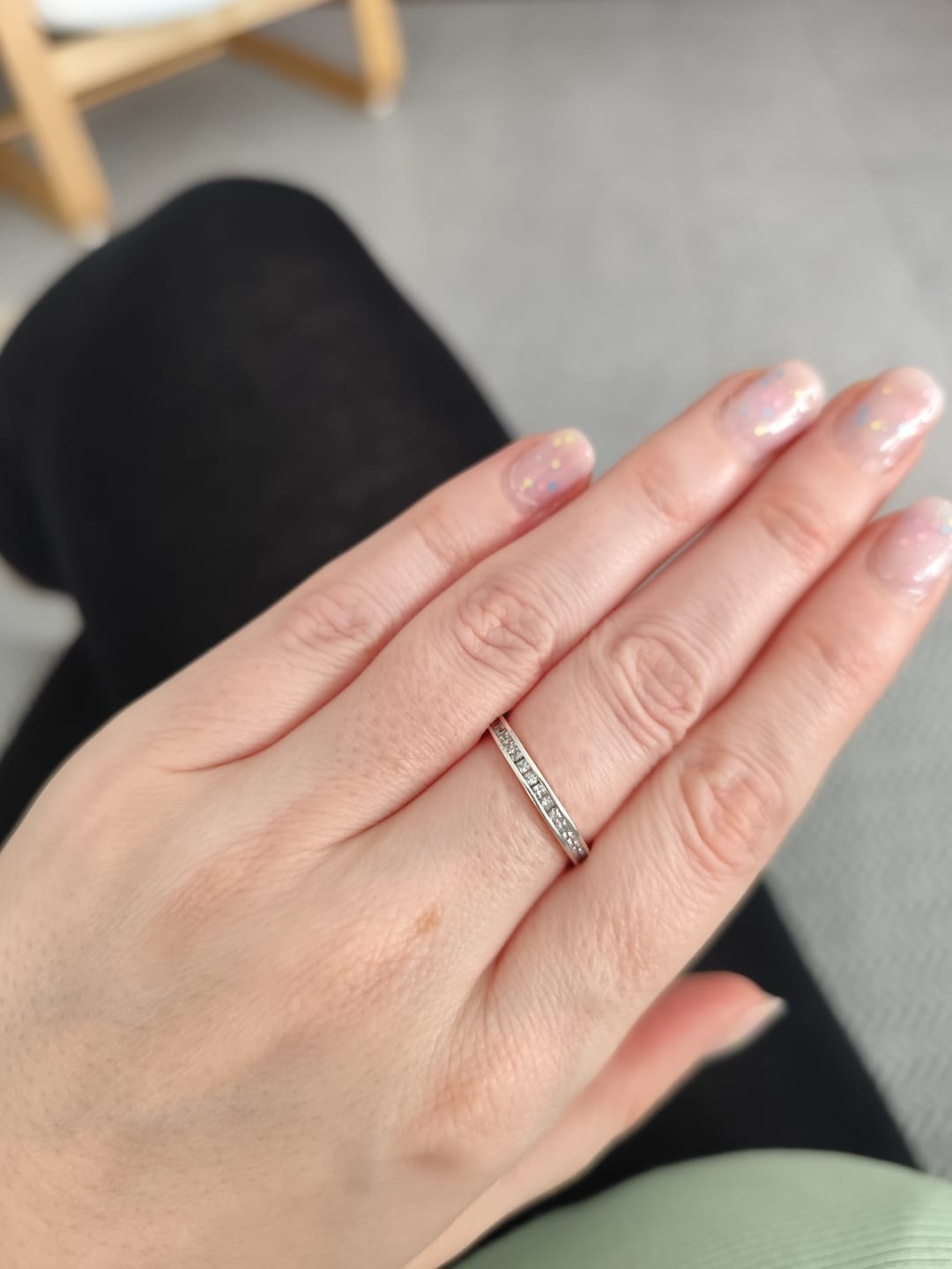 Customer photo review of Anillo Zafiros