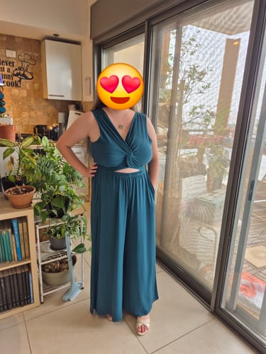ביקורת עם תמונה מאת לקוח על אוברול ריי ירוק