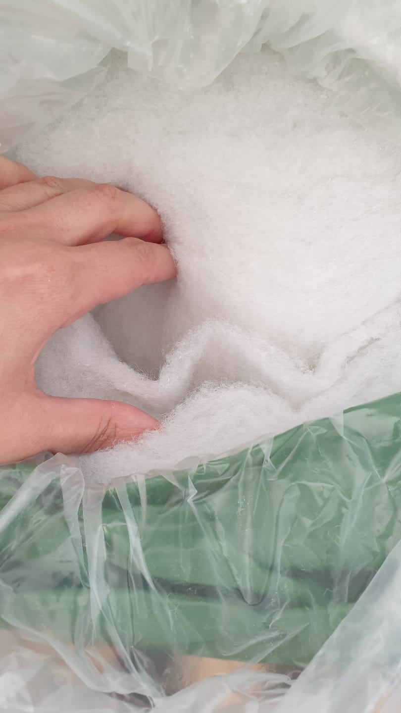 Customer photo review of 2oz Fire Retardant Wadding - 90cm wide - Full 25m Roll