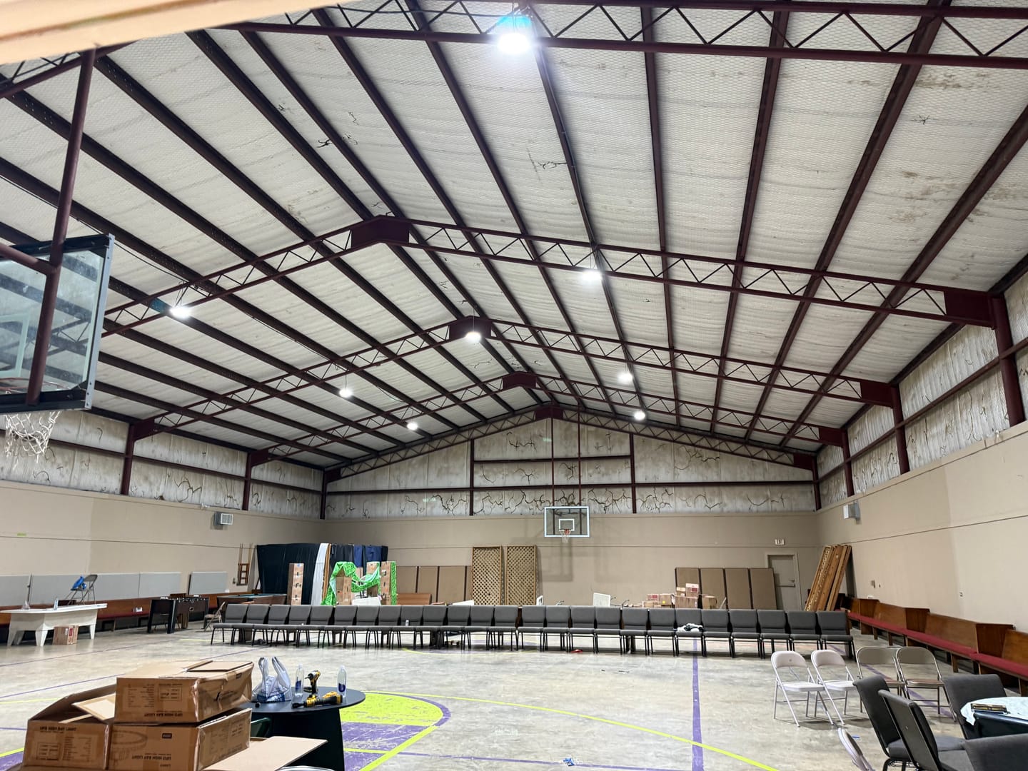 Customer photo review of 100W 150W 200W UFO high bay light